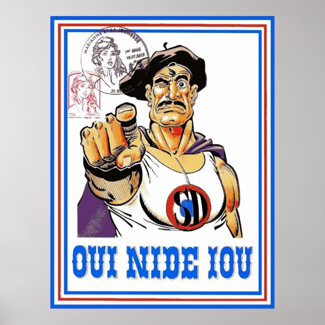 Poster Oui nide Iou (Frente)