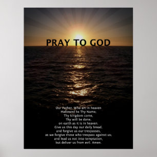 Poster Our Father Prayer