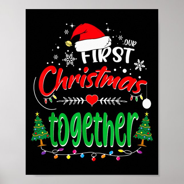 Poster Our First Christmas Together 2021 1st Christmas  (Frente)