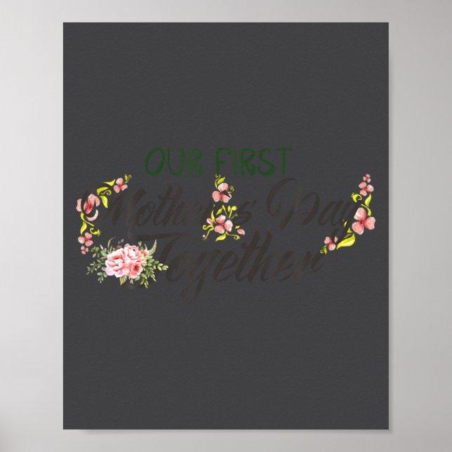 Poster Our First Mother S Day Together 2022 Women New Mot (Frente)