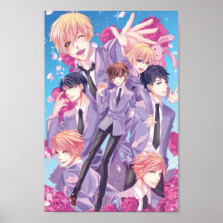 Poster Ouran Segundo grau Host Club