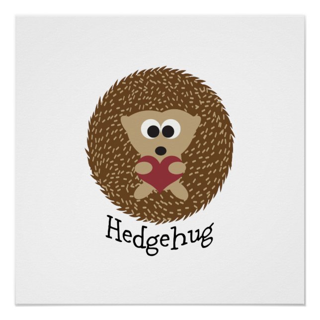Pôster Ouriço Hedgehug (Frente)