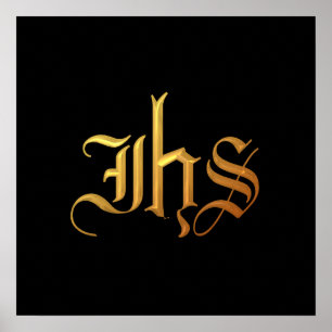 Poster Ouro "3-D" IHS