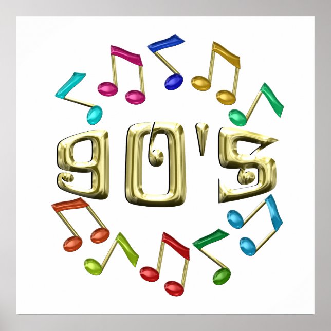 Pôster OURO 90s (Frente)