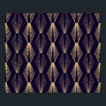 Poster Ouro art Deco Pattern. Escuro azul escuro<br><div class="desc">Ouro art Deco Pattern. Fundo azul escuro sem aspecto. Serve de escala ou enfeite. Design geométrica minimalista. Linhas de safra. Motivos dos anos 1920-30. Ilustração de vintagem de luxo, deco, 1920, fundo, design, geométrico, ouro, padrão, linha, vintage, 1930, 20, 30, abstrato, clássico, cruz nítida, escura, decoração, decoração, retrocesso, ilustração, ilustração,...</div>