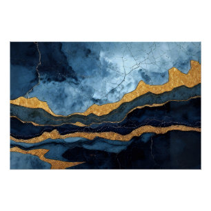 Pôster Ouro Azul