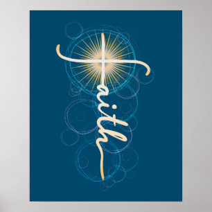 Poster Ouro de Faith Cross