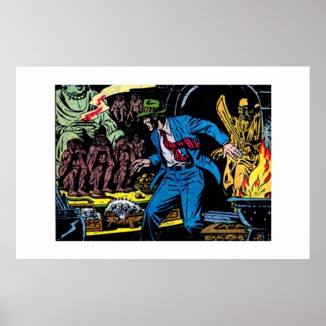 Poster ouro dos anos 90 histórias em quadrinhos de colhei (Frente)