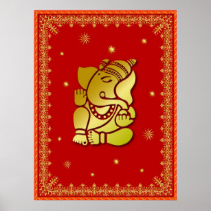 Poster Ouro Ganesha