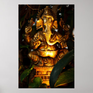 Poster ouro ganesha