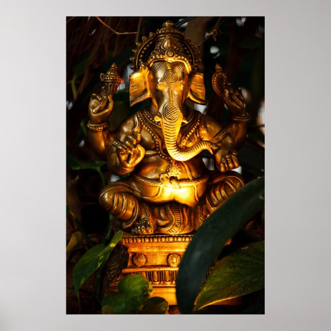 Poster ouro ganesha (Frente)