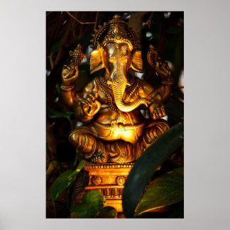 Poster ouro ganesha