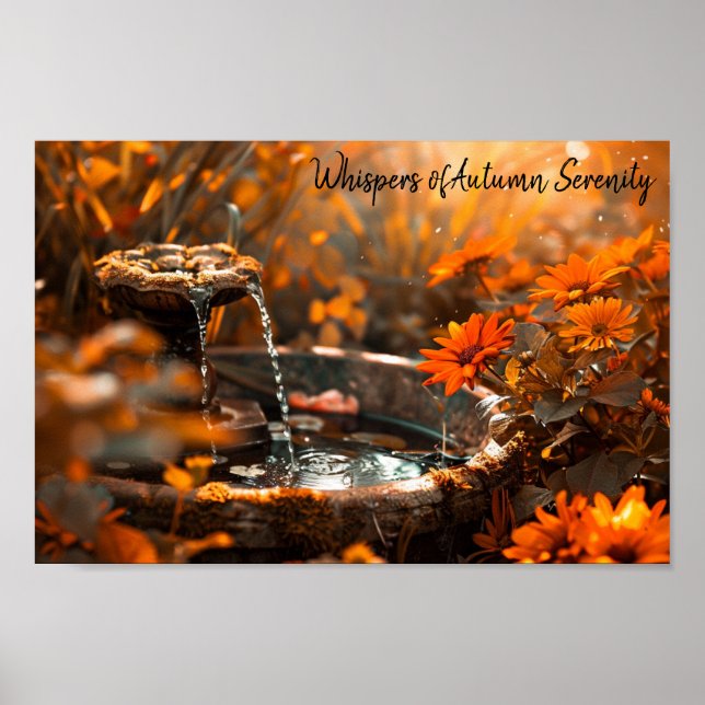 Poster Ouro Garden Splendor (Frente)