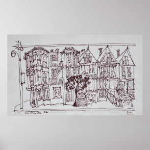 Poster Ouro Gate Park São Francisco, Califórnia