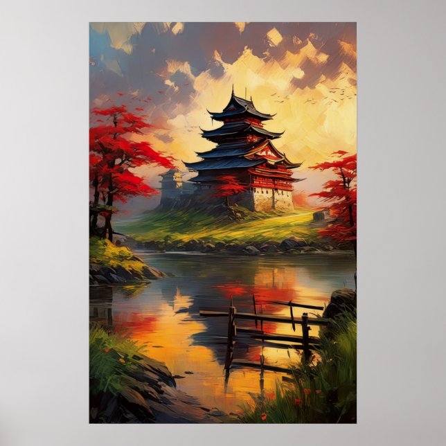 Poster Ouro Horizon, Esplendor do Castelo (Frente)