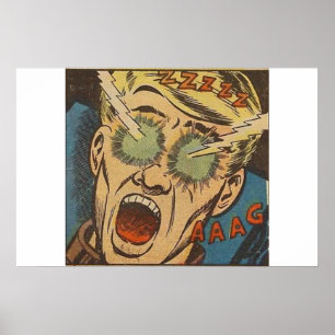 Poster Ouro Idade do Horror vintage retro clássico do hi