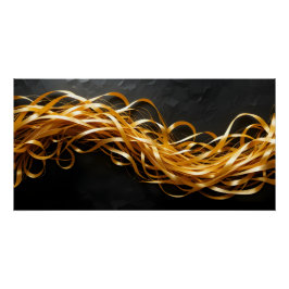 Pôster Ouro Light Weave