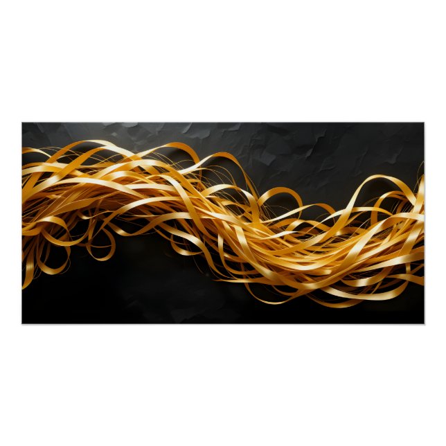 Pôster Ouro Light Weave (Frente)