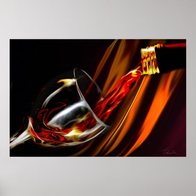 Poster ouro líquido (Frente)