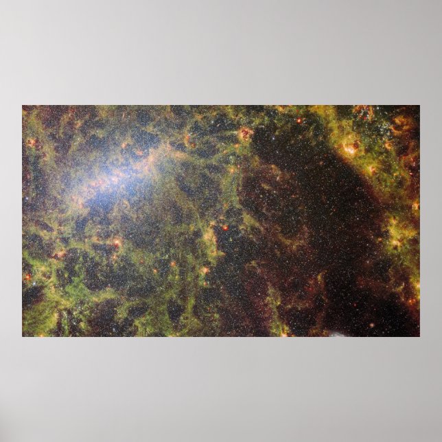 Poster Ouro NGC 5068 | JWST (Frente)