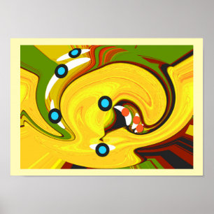 Poster Ouro path art