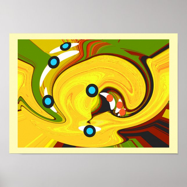 Poster Ouro path art (Frente)