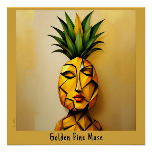 Pôster Ouro - Poster brilhante