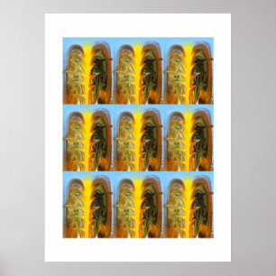Poster Ouro rods art