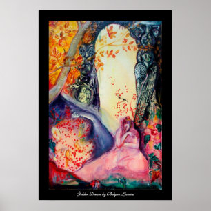 Poster OURO SONHO / Yoga Meditação Zen Garden