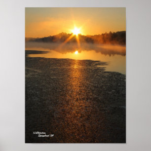 Poster Ouro Sunrise Lake