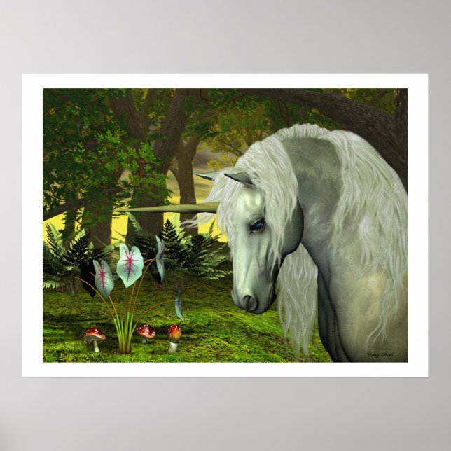 PÔSTER OURO UNICORN (Frente)