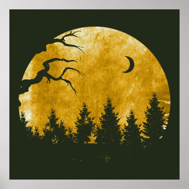 Poster Ouro Woods (Frente)