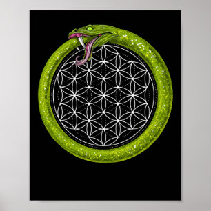 Poster Ouroboros Snake Symbol