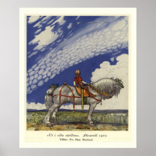 Pôster Out In the Wide World por John Bauer