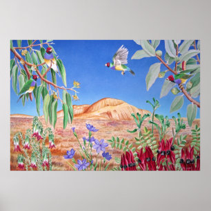 Poster Outback Australiano