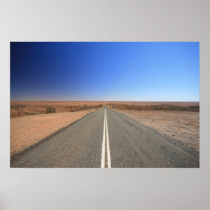 Poster Outback Road, Austrália - Poster, Paisagem