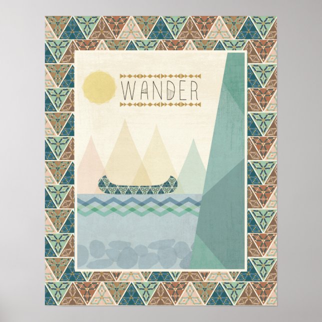 Poster Outdoor Geo III | Wander (Frente)