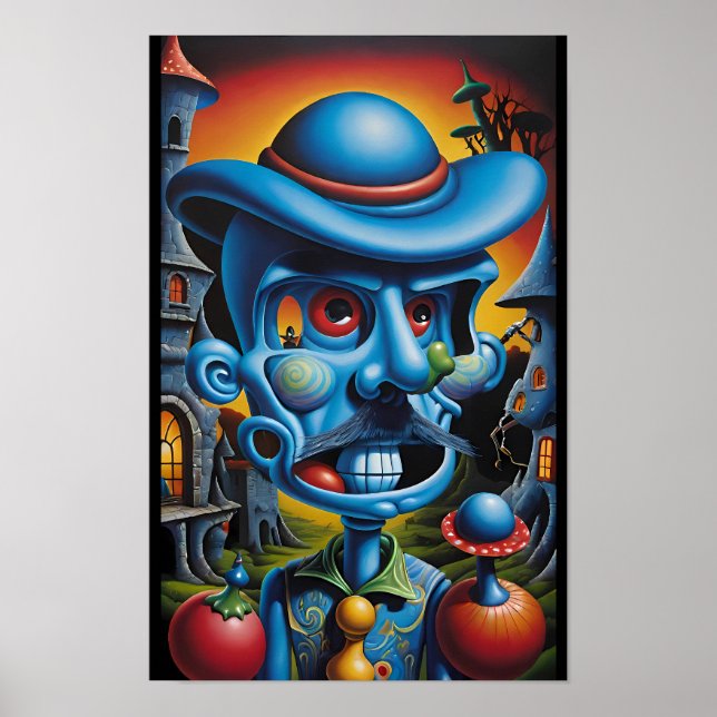 Poster Outlaw in Groll Town - Ken Gage Fantasy Art (Frente)