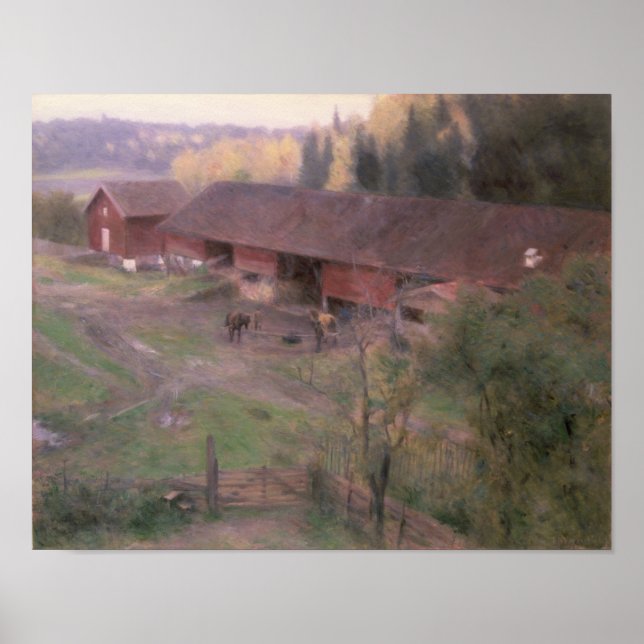 Pôster Outono, 1891 (Frente)