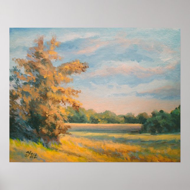 Poster Outono da tarde. (Frente)