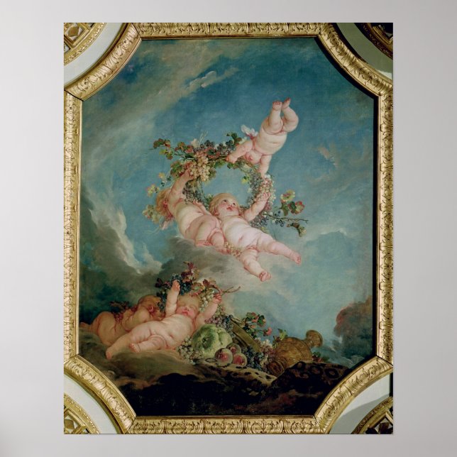 Pôster Outono, de uma série de Quatro Estações (Frente)