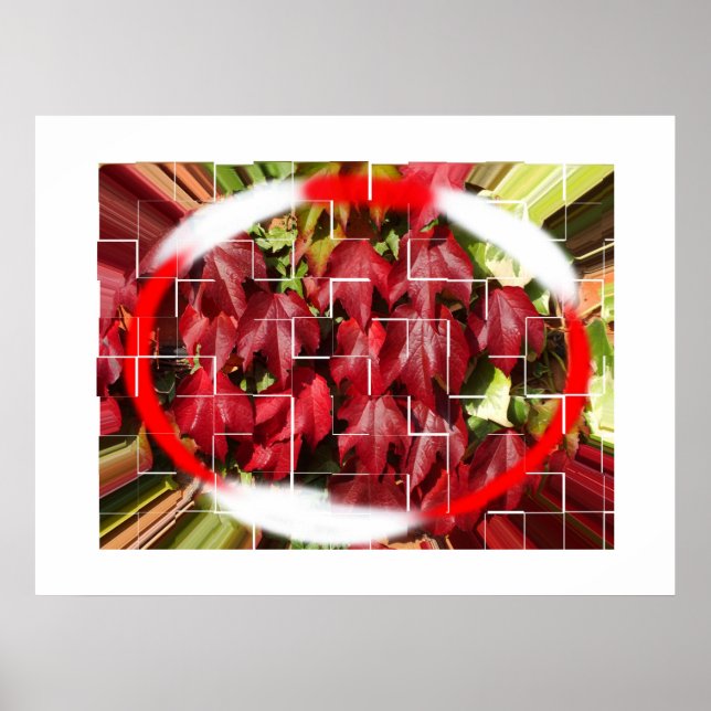 Pôster Outono deixa arte (Frente)