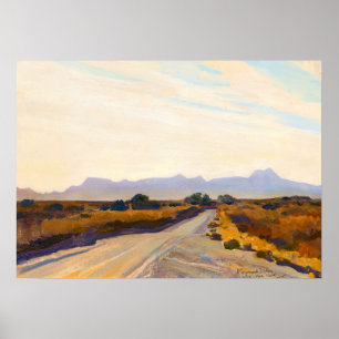 Poster outono do deserto por Maynard Dixon