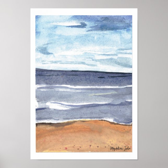 Poster Outono do Mar Báltico (Frente)