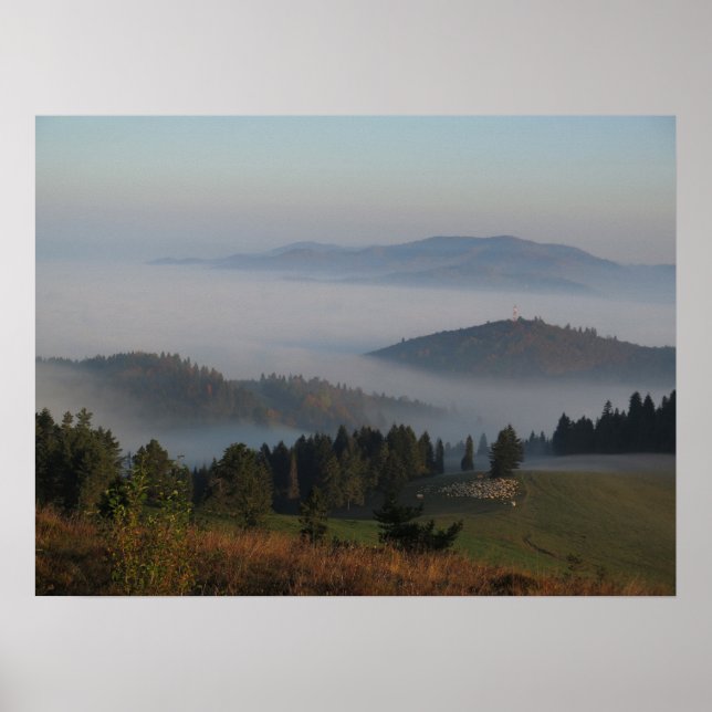 Poster outono do Pieniny (Frente)