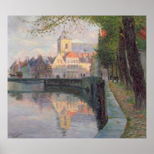 Pôster Outono em Bruges