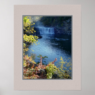 Poster Outono inicial em Cumberland Falls, Kentucky