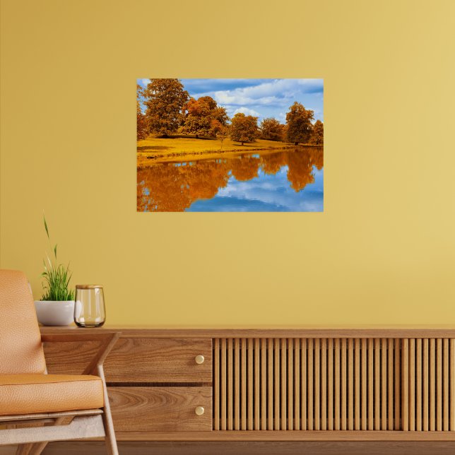 Poster Outono junto ao Lago (Sala de Estar 2)