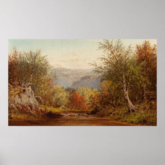 Poster Outono nas Catskills – Charles W. Knapp (Frente)