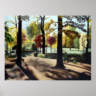 Poster Outono no Branch Brook Park, NJ.